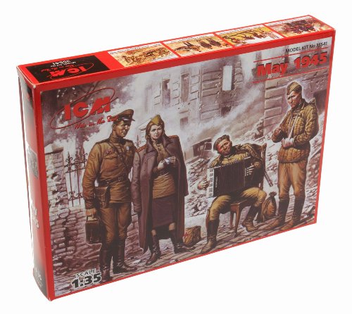 ICM Models May 1945 Soviet Soldiers Building Kit