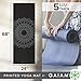 Gaiam Yoga Mat Premium Print Non Slip Exercise & Fitness Mat for All Types of Yoga, Pilates & Floor Workouts, Black Marrakesh, 5mmthumb 3