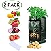 Sfee 2 Pack 10 Gallon Potato Grow Bags, PE Durable Aeration Pots Planters Bag with Handles Access Flap for Garden Farm Vegetable Carrot Onion Tomato Taro Radish Peanut +2 Waterproof Labelsthumb 1
