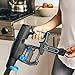 Shark ION Lightweight Cordless Stick MultiFLEX, DuoClean for Carpet & Hardfloor, Hand Vacuum Mode, and (2 40min) Removable Batteries (UF280), F80 Blue