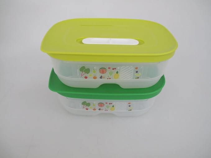 TUPPERWARE clima Oasis prima clima verde 2 x 800 ml nevera Smart ...