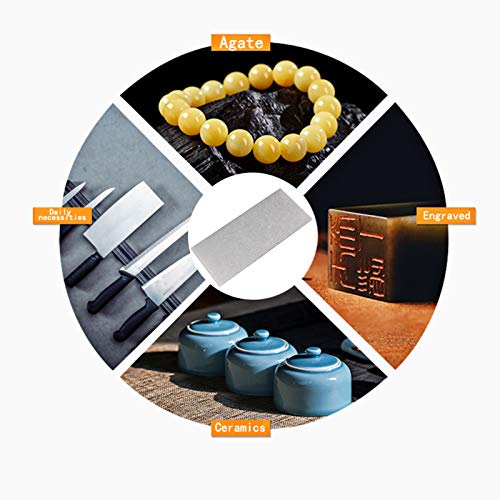 Jewboer Diamond Sharpening Stone Diamond Knife Sharpener Plate Honing