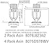Tuna (4 Pack) UL Listed 1/2 NPT Fire Sprinkler Head 155°F (68°C) K=5.6 Pendent Spray K80 Standard Response for Automatic Fire sprinkler System Pendent Chrome