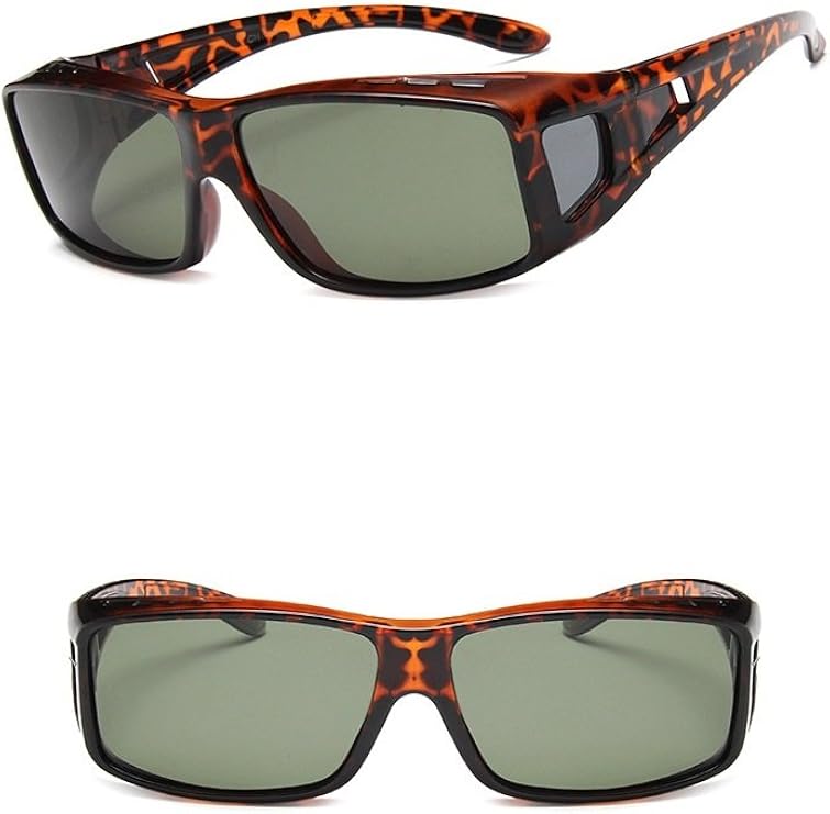 Chezi Unisex Rectangular Frame Side Shield Fit Over