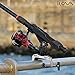 ILOVA Fishing Boat Rods Holder 360 Degree Adjustable Fishing Rod Racks with Large Clamp Opening Folding Holder