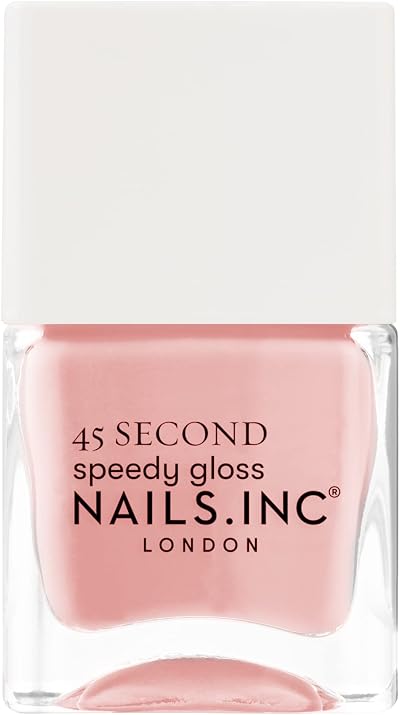 Nails.INC 45 Second Speedy Gloss Fly By At Victoria Pink Nude 14 ml