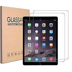 KIQ 2 Pack Tempered Glass Screen Protector for iPad
