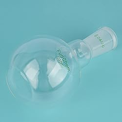 FunChem Single Neck 1 Neck Glass Lab Flat Bottom