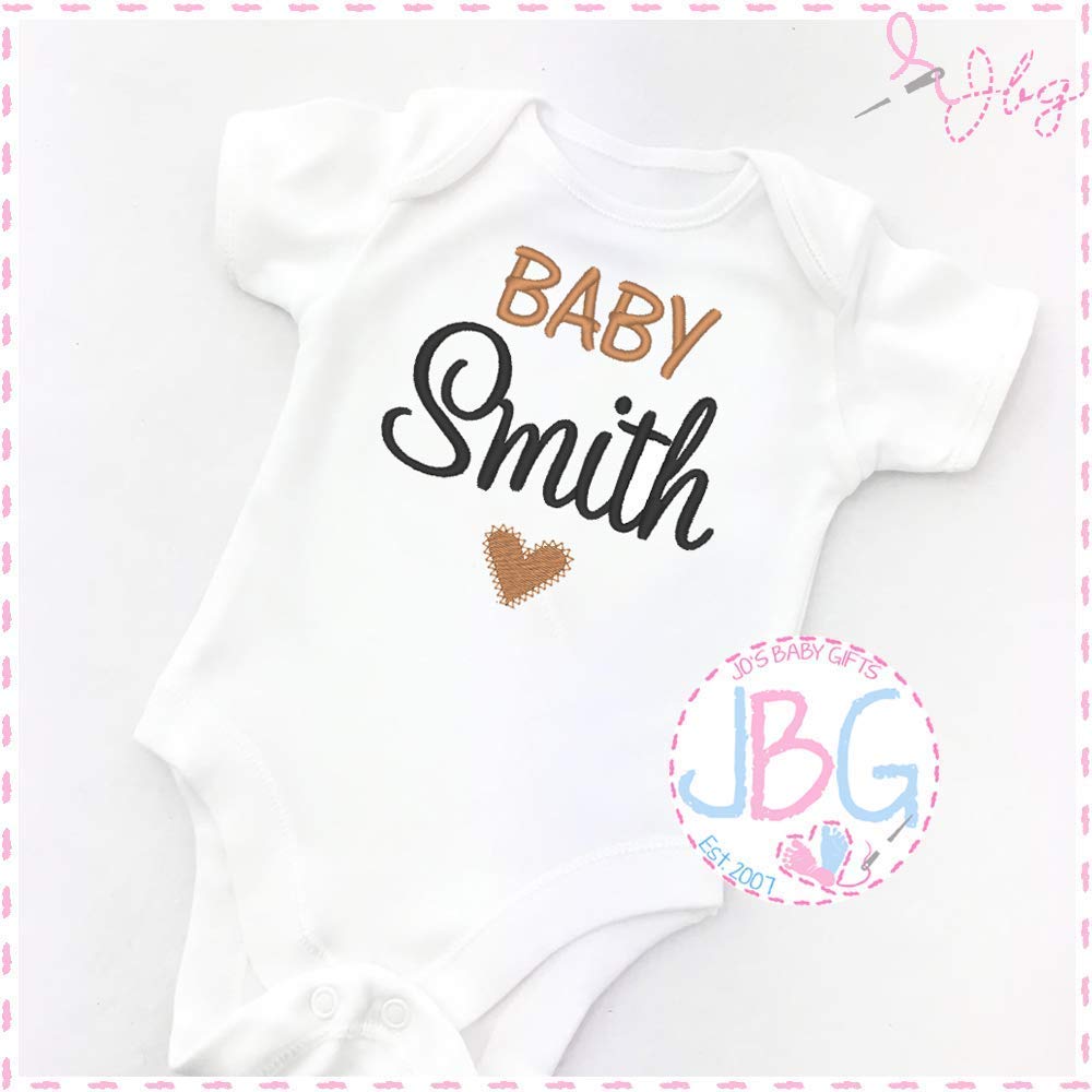 personalised baby clothes