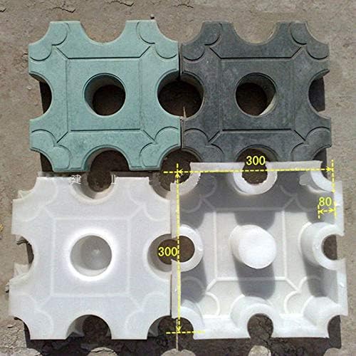 SaTaS Garden Pavement Mould DIY Square Plastic Path Mould Manual Road Paving Cement Stone Brick Mould Lawn Brick Grass Brick 30308cm
