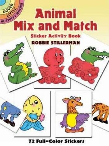 Animal Mix and Match Sticker Activity Book (Dover Little Activity Books) Paperback – February 3, 2006