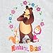 Masha and the Bear Girls' Masha and the Bear T-Shirt Size 3T