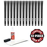 Karma Golf Grip Kit with Tape & Solvent Vise Clamp (13 Piece), Jumbo/(+1/16