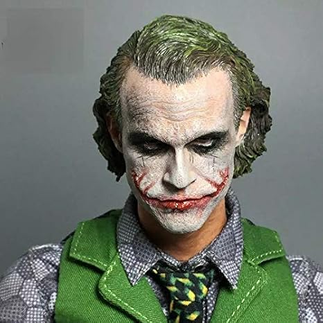 Amazon 1 6 スケール ジョーカー ヒース レジャー風 ヘッドのみ フィギュアーツ ホットトイズなどに バットマン A フィギュア ドール 通販