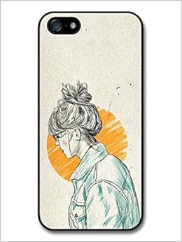Amaf Accessories Girl With A Bun Sketch Hair Color
