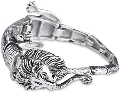 UGE Distinctive Fashion Domineering Modelling Titanium Steel Men' s Bracelet (Lion)