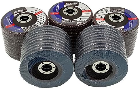 Premium Zirconia Flap Disc 4-1/2" X 7/8" 80 GRIT Pack of 50