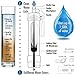 Nature's Hangout Personal Water Filter Straw for Camping, Hiking, Travel, and Emergency Preparedness with New .01 Nano Tech Filtration. Includes Boost Bag + Survival Tube + Flush Syringe