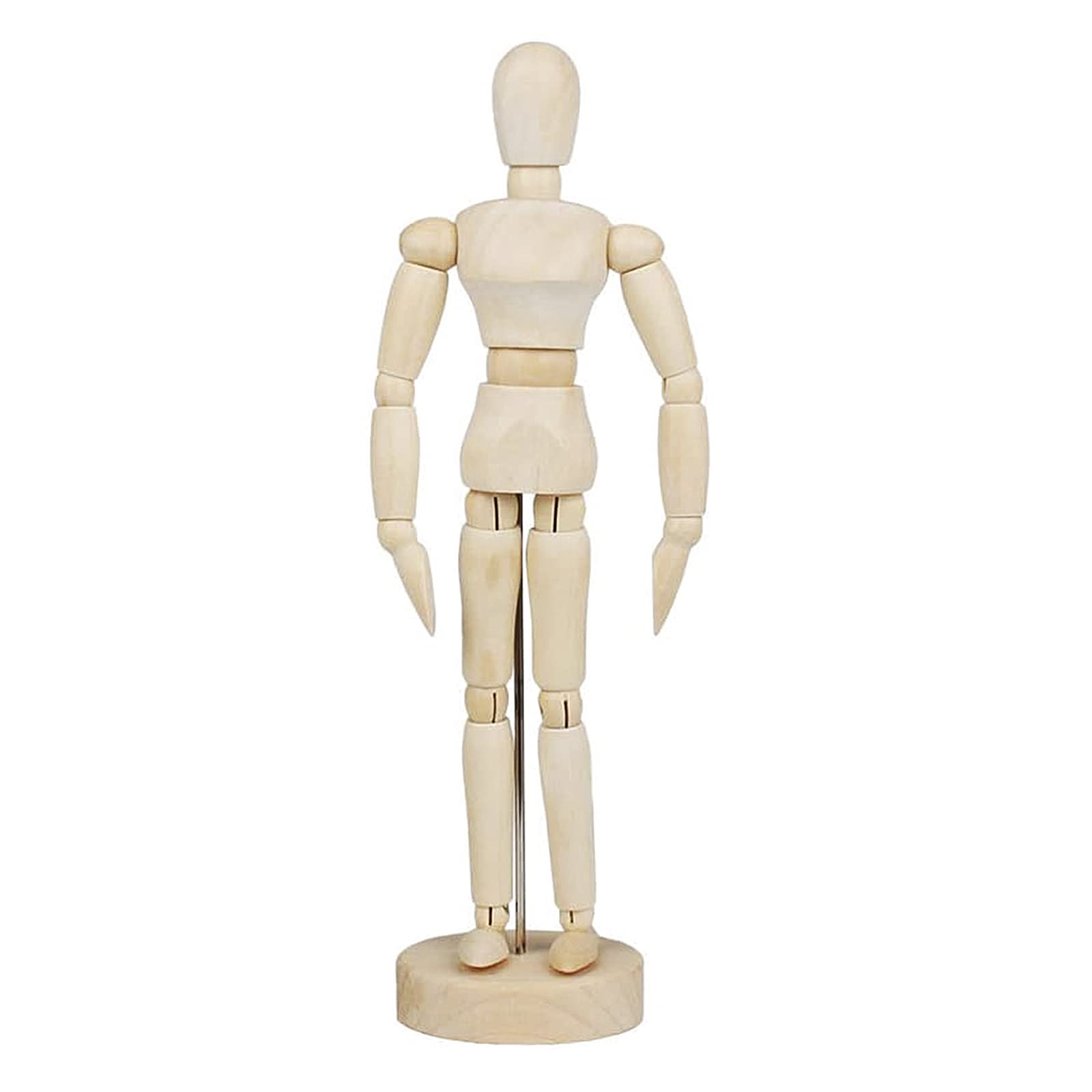 12 Inch Wooden Art Drawing Mannequin, Adjustable and Flexible Manikin Joint Puppet Artist Doll for Desktop Decoration Aesthetic Articulated Decor Artwork Body Painting and Drawing Aid