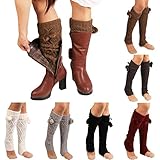 Socks Women, Liraly Winter Warm Knitted Socks Leg Warmers Boot Crochet Long