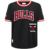 Pro Standard Big Boys NBA Chicago Bulls Retro Classics Short Sleeve Taping Tee Black/Red XL