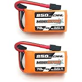 CNHL 850mAh 4S Lipo Battery 14.8V 70C with XT60 Plug for RC Mini Quadcopter Airplane, RC FPV Helicopter Racing Drone Model Ho