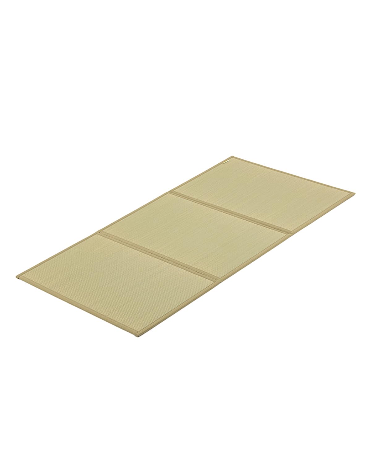 Photo 1 of FULI Japanese Tatami Mattress, Tatami Rug, Igusa Mat (Japanese Rush Grass) Folds in Three, Made in Japan (Natural, Twin)