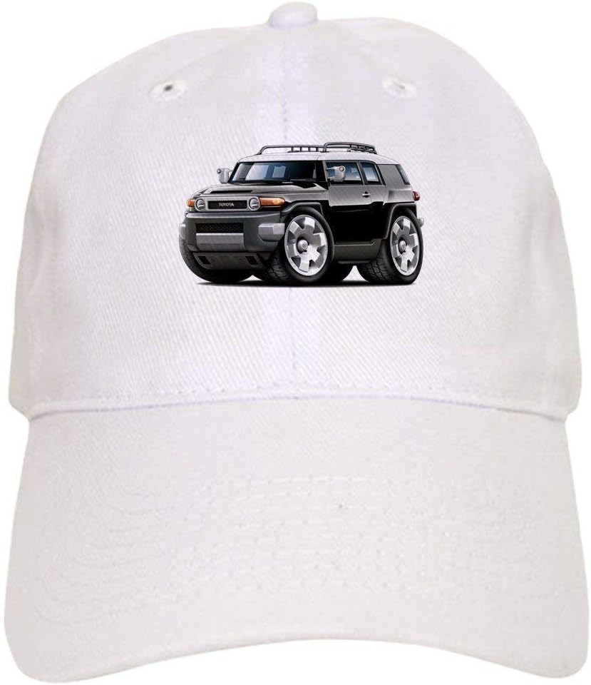 FJ Cruiser Black Car Cap - Baseball Cap with Adjustable Closure, Unique Printed Baseball Hat