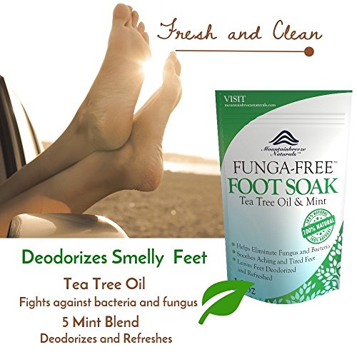 Tea Tree Oil Foot Soak With Epsom Salt, Antifungal Foot Soak Helps Away