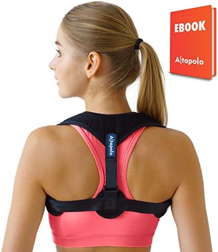 Posture Corrector for Men & Women – Adjustable Shoulder Posture Brace – Figure 8 Clavicle Brace for Posture Correction And Alignment – Invisible Thoracic Back Brace for Hunching & Slouching
