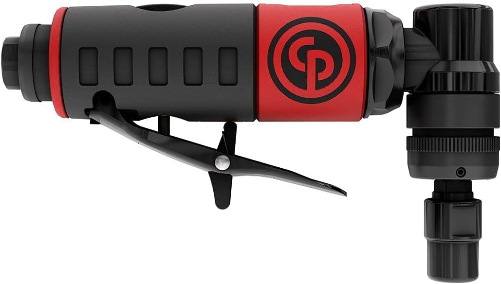 Chicago Pneumatic - CP7406 - 1/4"(6 mm) Pneumatic Die Grinder - Max Power : 0.34 hp - 1/4 (6.4mm) - 23000 RPM,Red