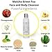Matcha Green Tea Facial and Body Exfoliating Cleanser for Women and Men. Super Hydrating Face Wash with Aloe Vera, Hyaluronic Acid,and Niacinamide(B3). Great for Sensitive and Oily Skin