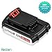 Upgraded 2500mAh LBXR20 Replacement for Black and Decker 20V Battery MAX Lithium LBXR20-OPE LB20 LBX20 LBX4020 LB2X4020-OPE Cordless Power Tools Pack of 2
