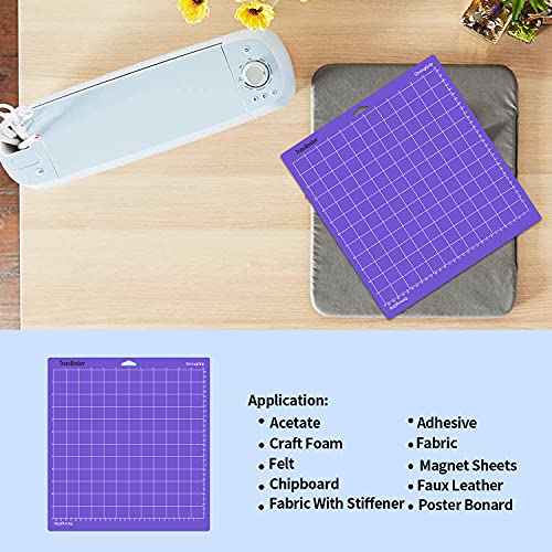 TransWonder Cutting Mats for Cricut, 7 Pack Cutting Mat 12x12(LightGrip