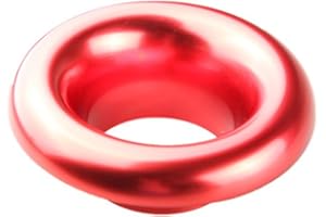 AdlerSpeed 4" Ram Cold Engine Air Intake Inlet Velocity Stack Turbo Horn Aluminum Red