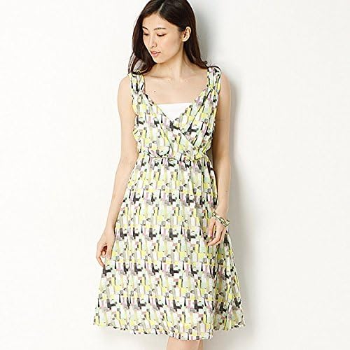 Amazon Co Jp ムルーア Murua ワンピース ラフスクエアop M35ライム 1 S 服 ファッション小物