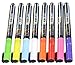 FlashingBoards Wet Liquid Chalk Marker Set (3.0 mm) in Bright Neon Colors, 8 Pk
