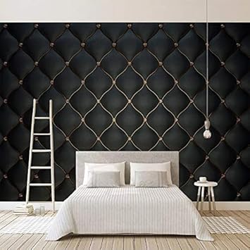 Benutzerdefinierte Wandbilder 3d Schwarz Luxus Weiche Tasche Leder Fototapete Fur Wohnzimmer Schlafzimmer Tv Hintergrund Wand Wohnkultur Wandbild Cchpfcc 280x200cm Amazon De Baumarkt