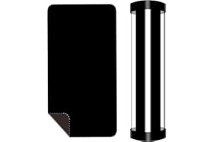 RIXUGIT 1 Pack 14-Inch Round Playmat Tube - Clear Tubes with Caps, Play mat Case, Easy in-Out Design for Card Games, (Includes 1 Playmat and 1 Tube)