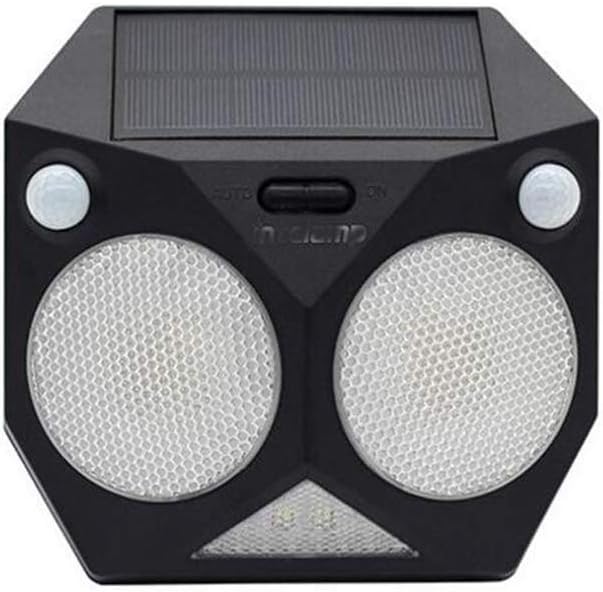 Solarleuchte für Außen,Solarlampe IP65 Solarleuchte Garten mit Bewegungsmelder Sicherheitswandleuchte Solar 180 ° Energie Sensor des menschlichen Körpers Farbwechsel Lichter Doppelkopf Induktion LED