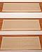 NaturalAreaRugs Temperley Sisal Carpet Stair Treads, 100% Natural Sisal, 9