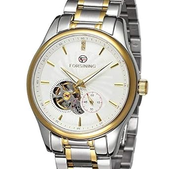 forsining Herren Edelstahl Case Automatische Luxus Armbanduhr fsg9406 m4t1