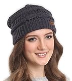 Brook + Bay Women's Cable Knit Beanie - Thick, Soft & Warm Chunky Beanie Hats for Winter - Serious Beanies for Serious Style (with 8+ Colors)