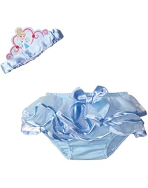 Baby-Girls Newborn Cinderella Headband Diaper Cover