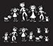 Chroma 5389 Zombie Family Decal Kit