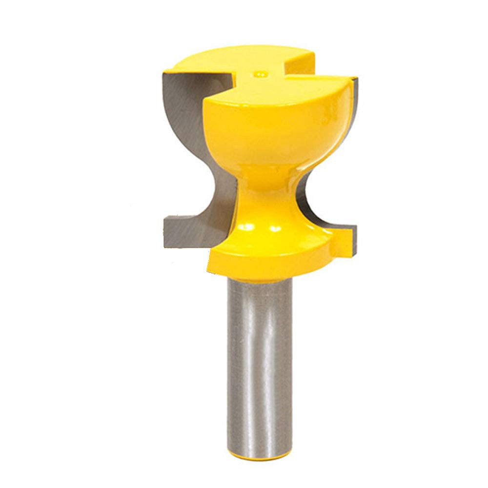 Gasea 1/2" Shank Window Sill Router Bit, Door Pull Edge Stool Molding Cutter Tool for MDF, Plywood, Particle Board & Wood Projects