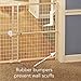 Toddleroo by North States - Quick-Fit Extra-Wide Wire Mesh Wooden Baby Gate: Pressure Mounted Baby Gate for Doorways - Adjustable 29.5 to 50 Inches Wide - 31 Inches Tall