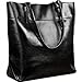 YALUXE Leather Tote Women's Soft Work Shoulder Bag (Upgraded 2.0)