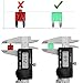 Fuse MINI Blade - Smart GLOW Fuse - Car Fuse Kit Automotive ATC/ATO - Fuses Assortment Replacement Kit - Easy Identification - Illuminating Indicator Fuse That Glow When Blown - Carax Fuse - 50 pcs.