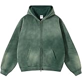 Botong Men Oversized Hoodies Vintage Cotton Casual Hooded Sweatshirt with Pocket Teens Pullover Unisex